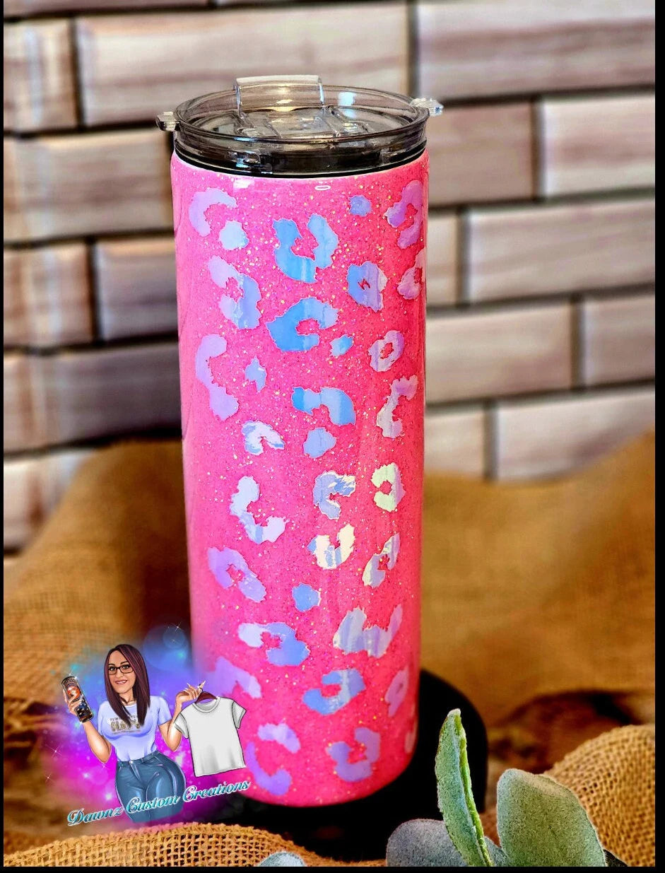 Scrub Life Leopard Print Tumbler