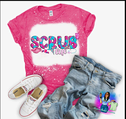 SCRUB LIFE BLEACHED SHIRT