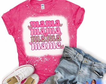 MAMA BLEACHED SUBLIMATION SHIRT