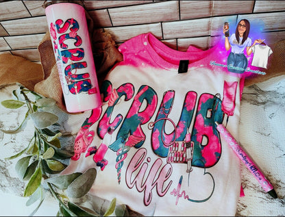 SCRUB LIFE BLEACHED SHIRT