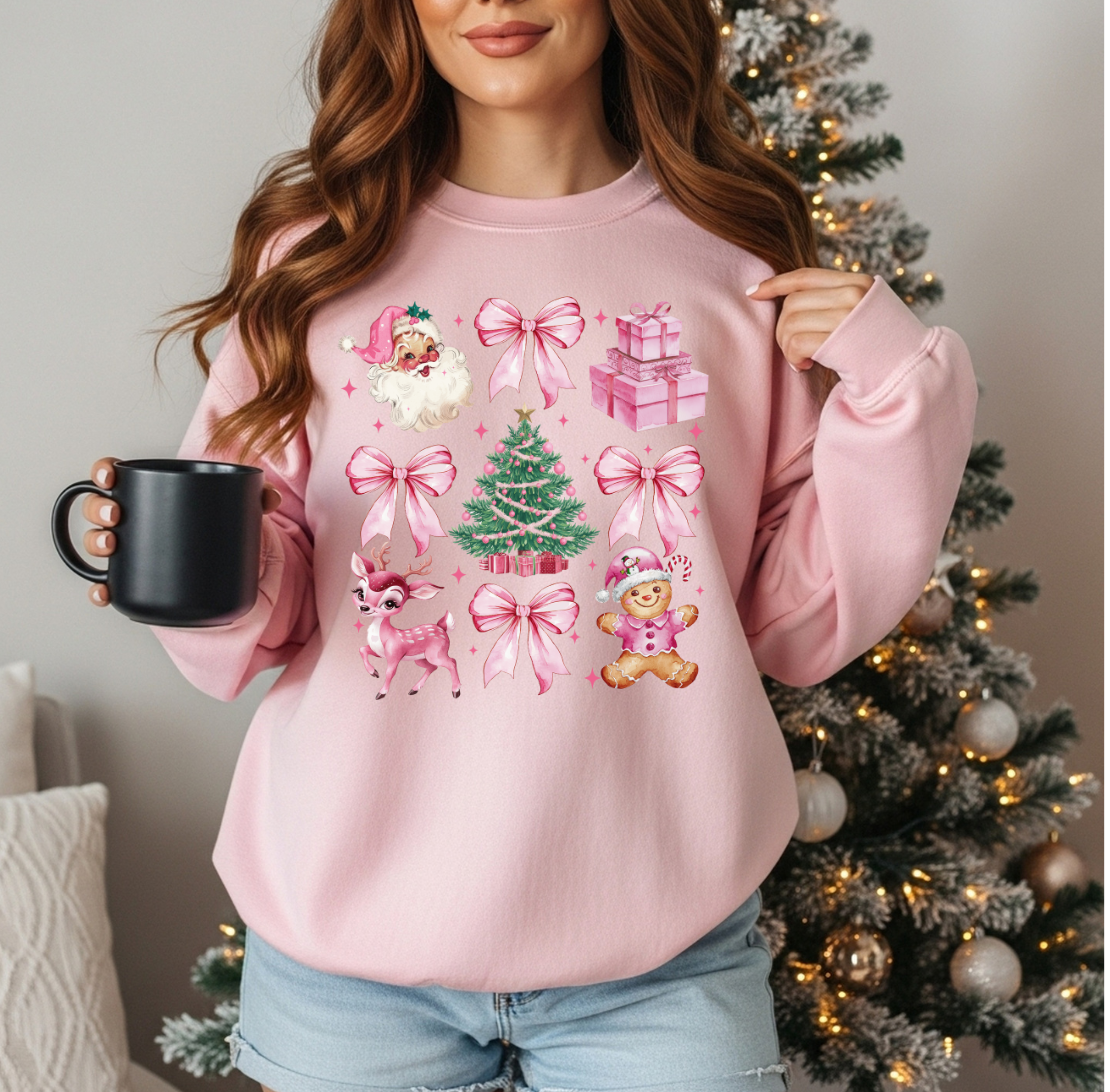 SANTA CHRISTMAS CROQUETTE SWEATSHIRT
