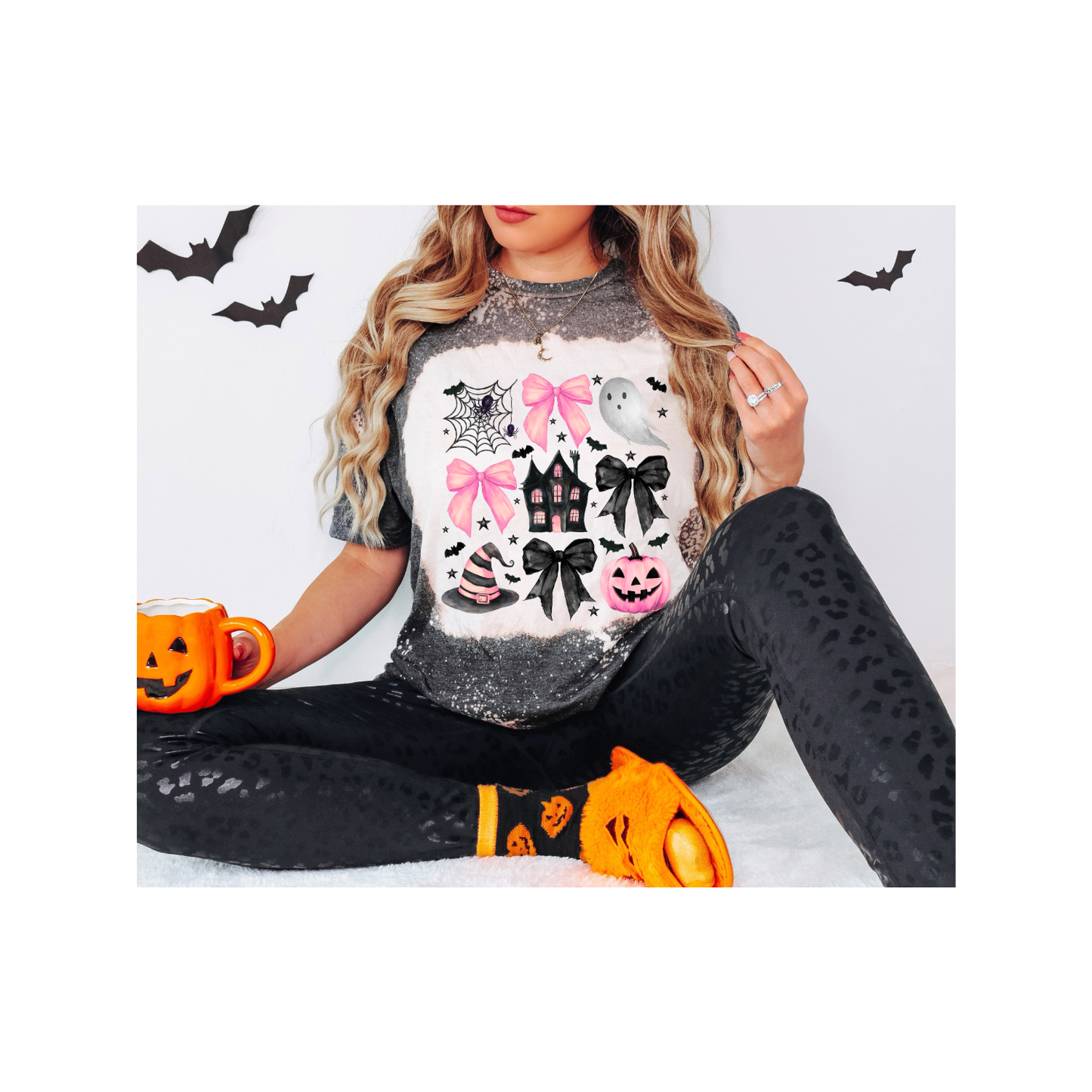 HALLOWEEN CROQUETTE BOW SHIRT