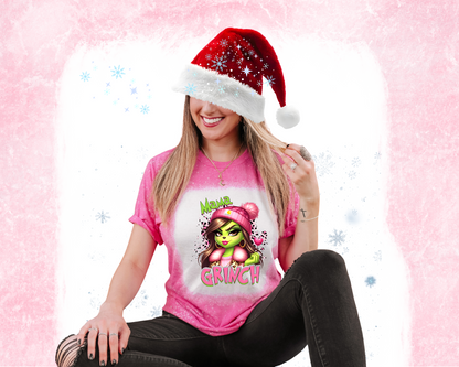 MAMA GRINCH WITH LEOPARD PRINT SHIRT