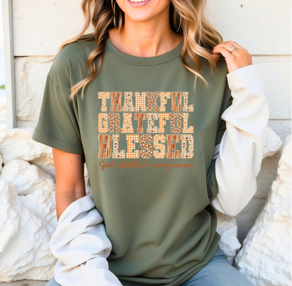 THANKFUL GRATEFUL BLESSED SHIRT